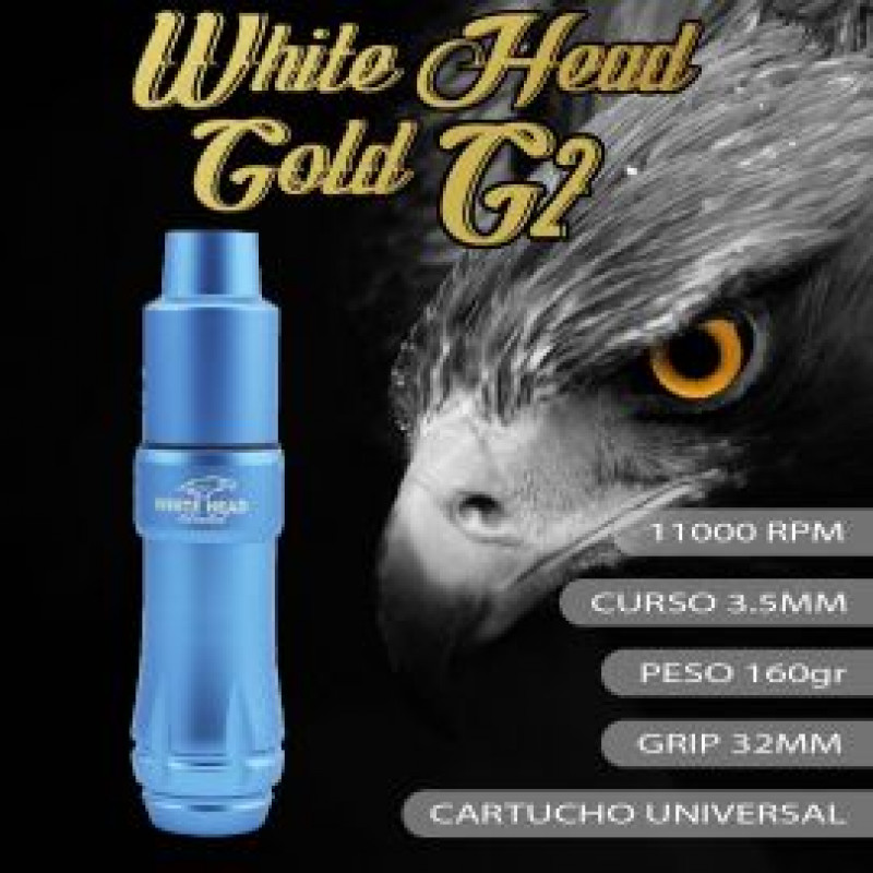 MAQUINA WHITE HEAD GOLD (G2) - BLUE