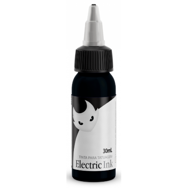 TINTA P/ TATUAGEM ELECTRIC INK COR: PRETO MAORI - 30ML