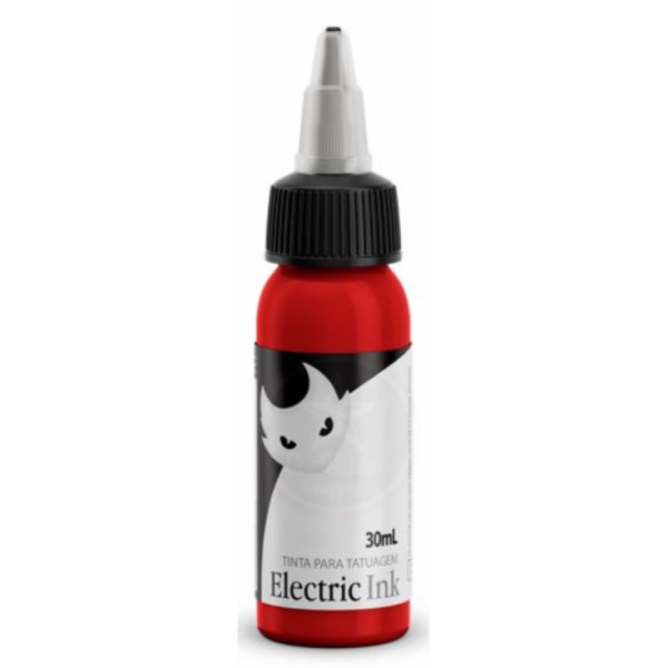 TINTA P/ TATUAGEM ELECTRIC INK COR: VERMELHO FERRARI - 30ML