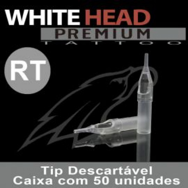 PONTEIRA TIP WHITE HEAD PREMIUM 13RT (CX C/ 50 UNID) 